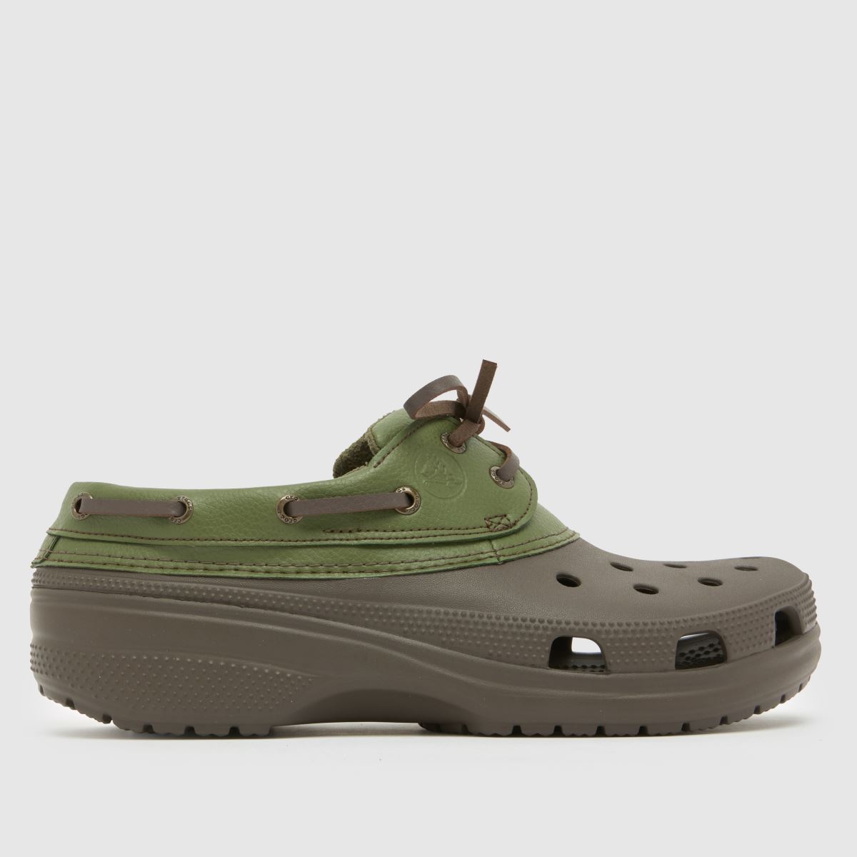 Crocs Classic Boat Sandals in Green Multi