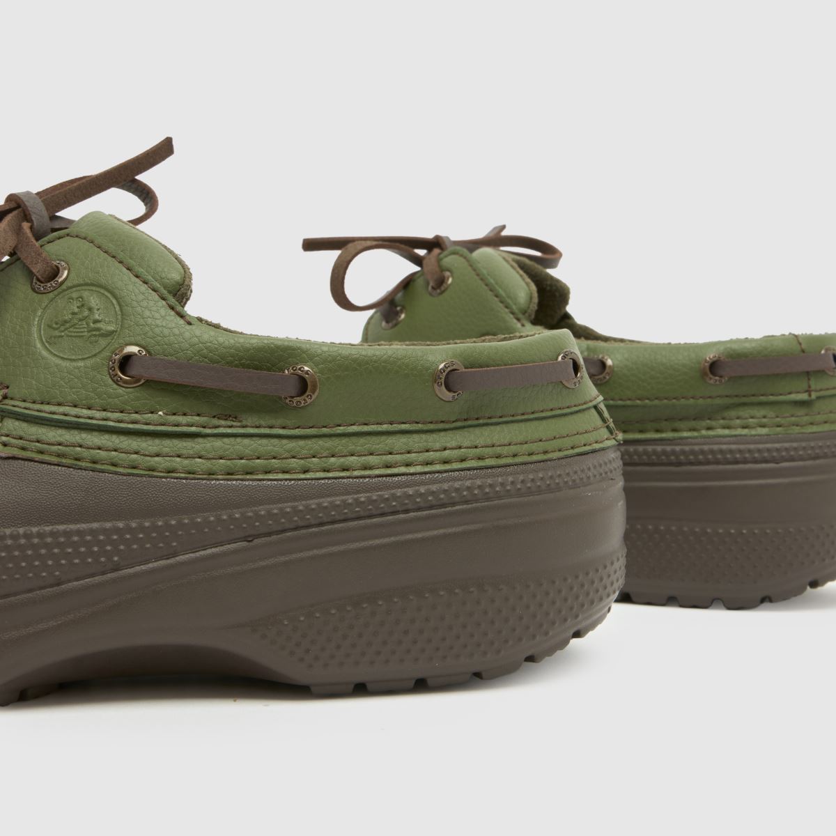 Crocs Classic Boat in Green Multi Crocs Classic Boat 7