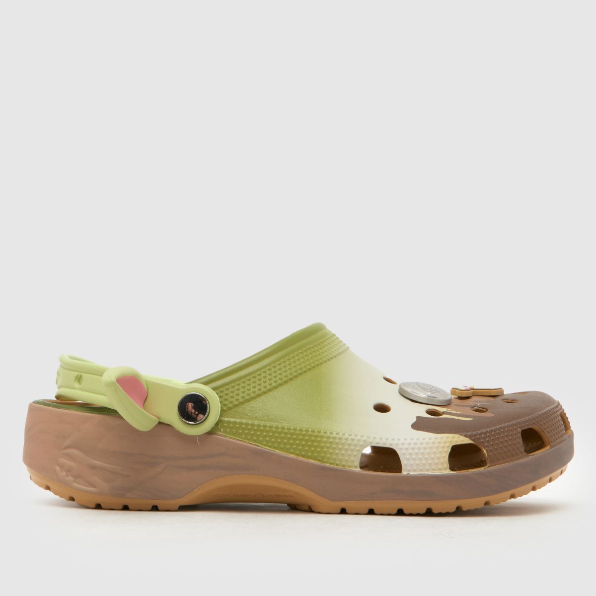 Crocs Classic Star Wars Grogu Clog Sandals in Green Multi