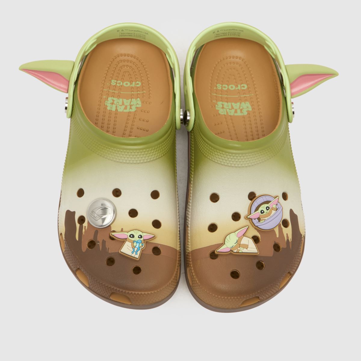 Crocs Classic Star Wars Grogu Clog in Green Multi Crocs Classic Star Wars Grogu Clog 4