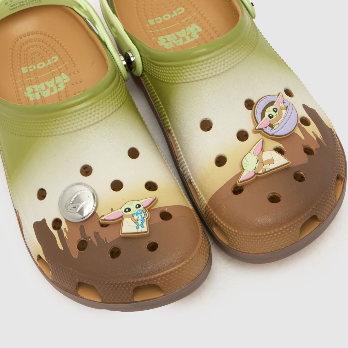 Crocs Classic Star Wars Grogu Clog in Green Multi Crocs Classic Star Wars Grogu Clog 7
