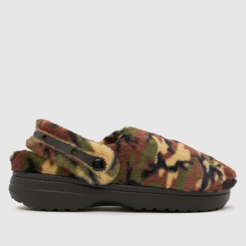 Crocs Green Multi Classic Unfurgettable Clog Mens Sandals