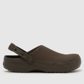 Crocs Brown Classic Crafted Clog Mens Sandals