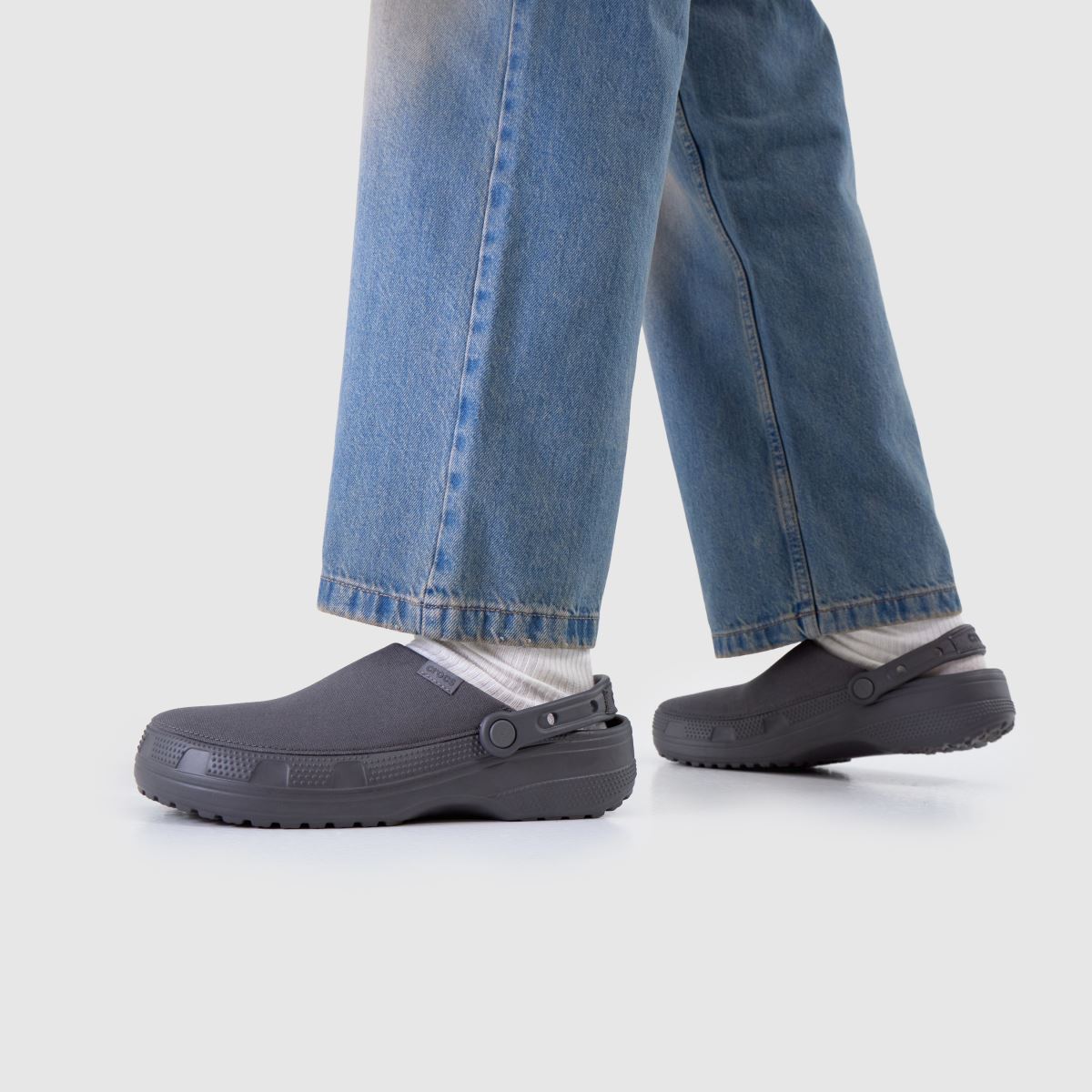 Crocs Classic Crafted Clog in Dark Grey Crocs Classic Crafted Clog 8
