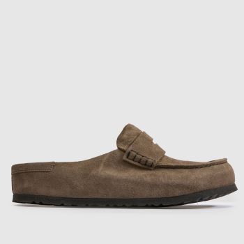 BIRKENSTOCK Dark Grey Naples Mens Sandals