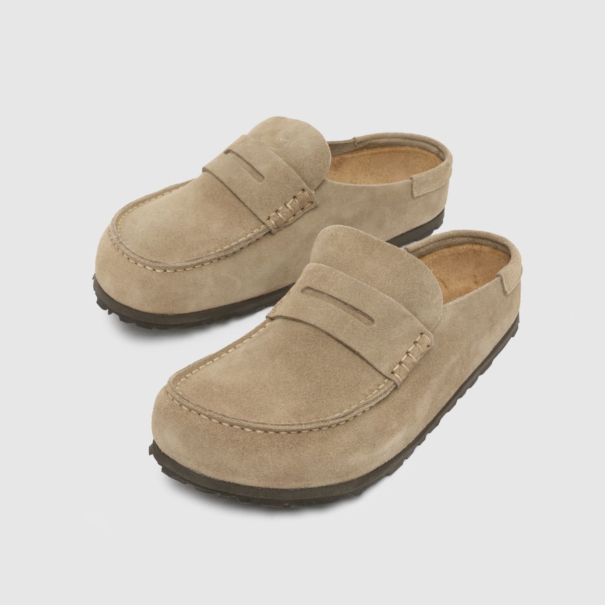 Mens Taupe BIRKENSTOCK Naples Sandals | schuh