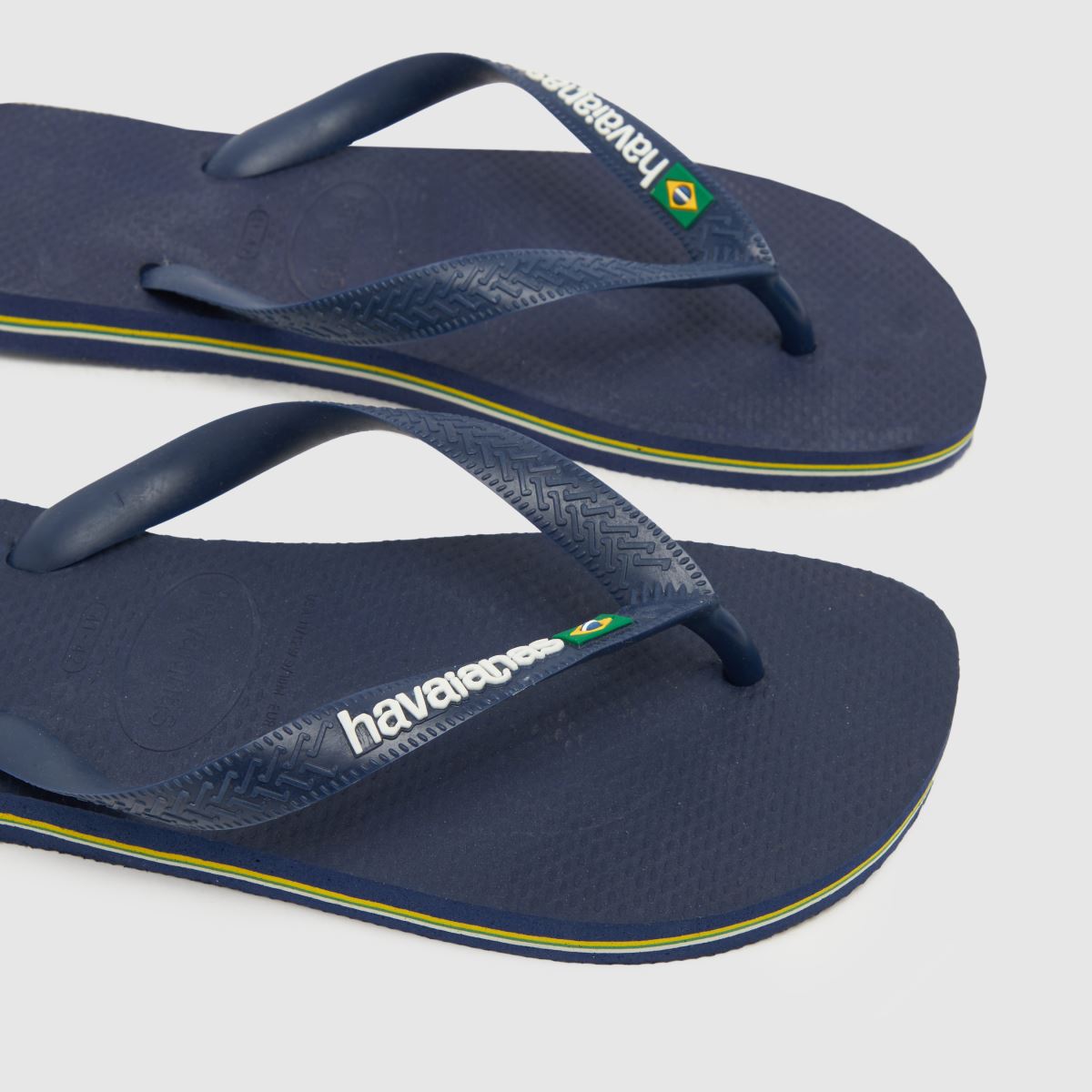 HAVAIANAS BRAZIL LOGO NAVY - Shoes