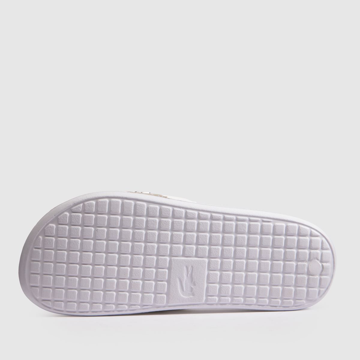 Lacoste Serve Slide Hybrid in White & Beige Lacoste Serve Slide Hybrid 7