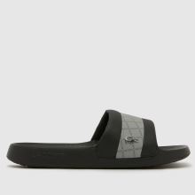 Lacoste Serve Slide Hybrid in Black & Grey Lacoste Serve Slide Hybrid,2 of 4