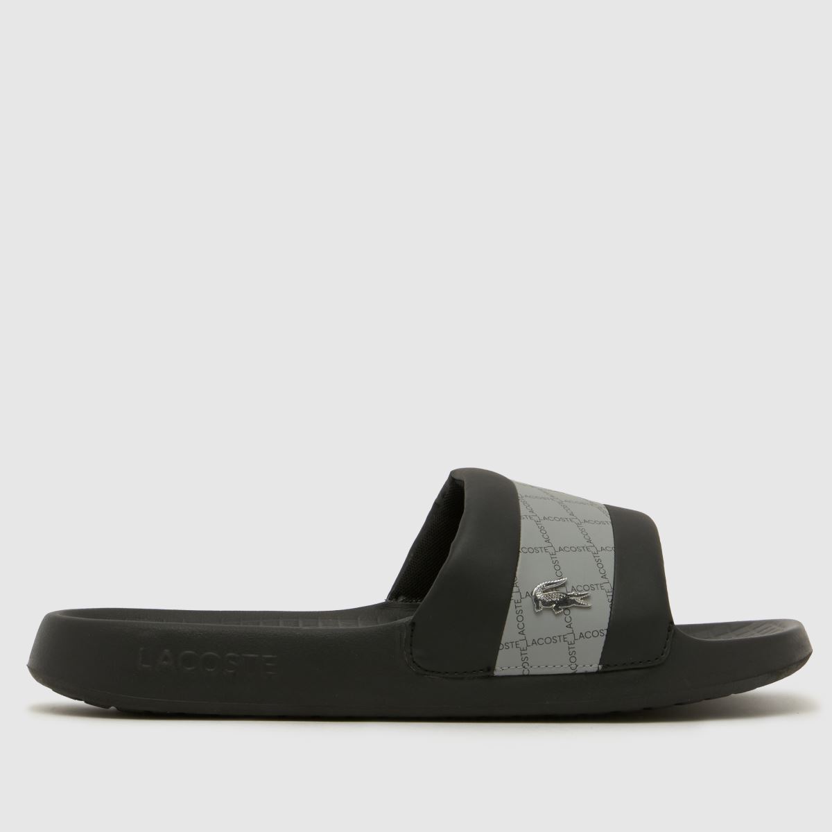 Lacoste Serve Slide Hybrid in Black & Grey Lacoste Serve Slide Hybrid 1