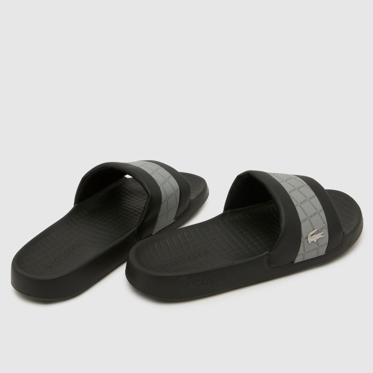 Lacoste Serve Slide Hybrid in Black & Grey Lacoste Serve Slide Hybrid 4