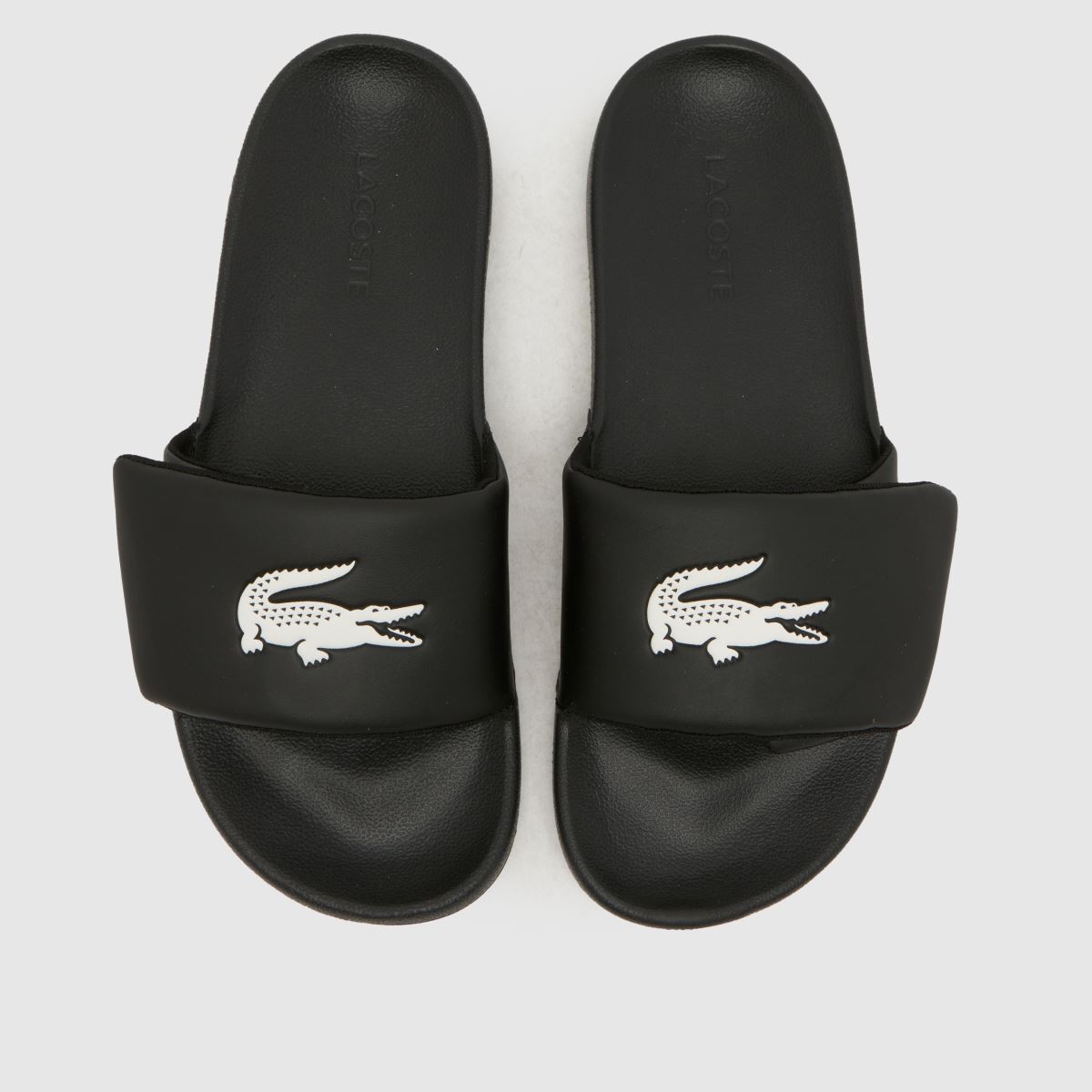 Lacoste Serve Slide 0.0 Sandals in Black