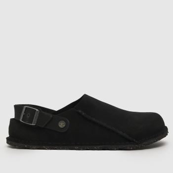 BIRKENSTOCK Black Lutry Clog Mens Sandals
