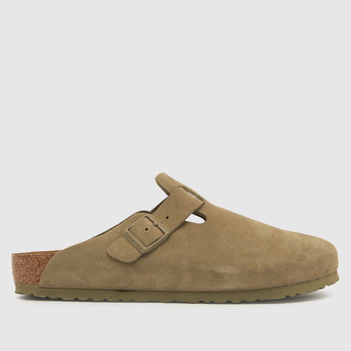 BIRKENSTOCK Boston Clog Sandals in Faded Khaki BIRKENSTOCK Boston Clog Sandals in Faded Khaki