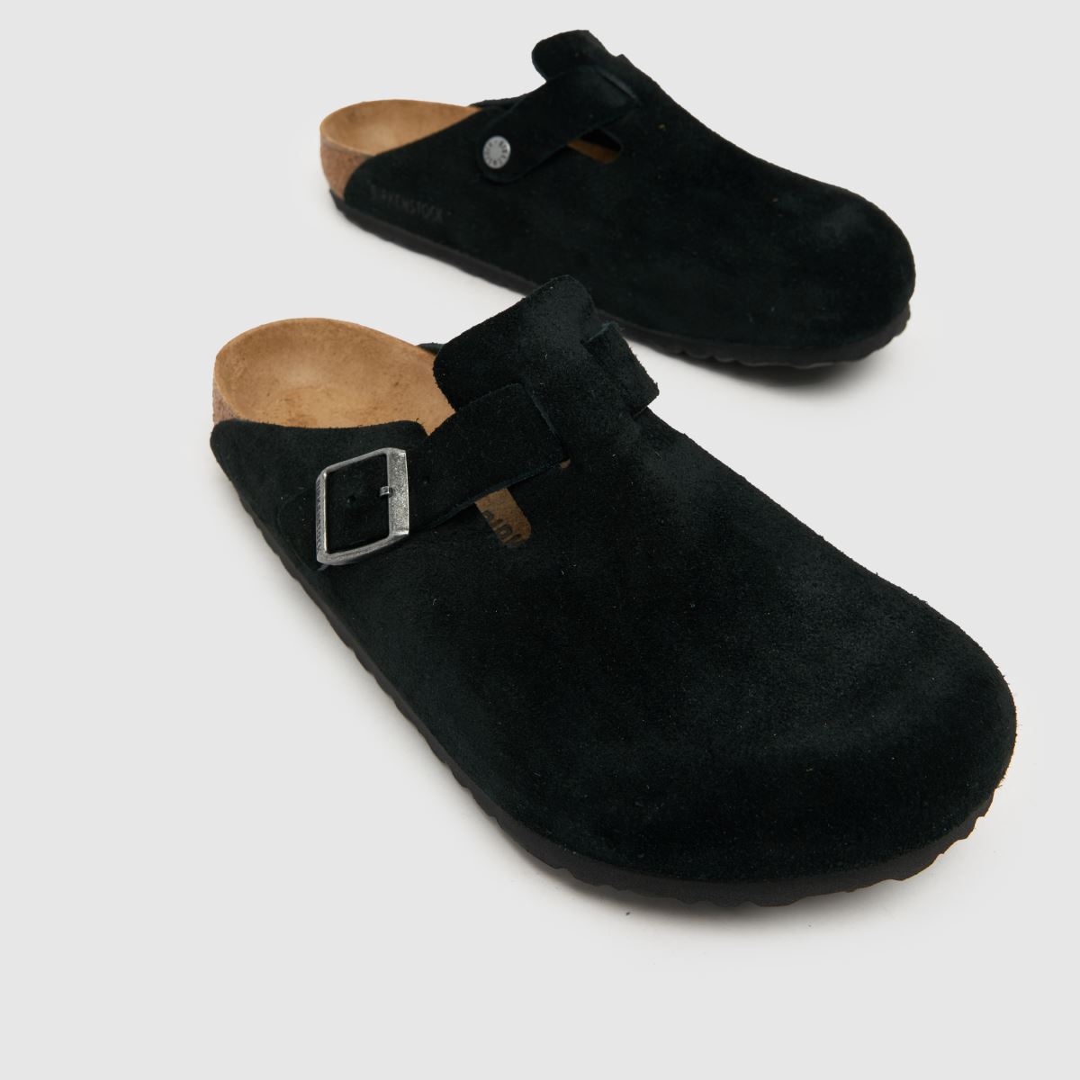 BIRKENSTOCK Boston Clog Sandals in Black
