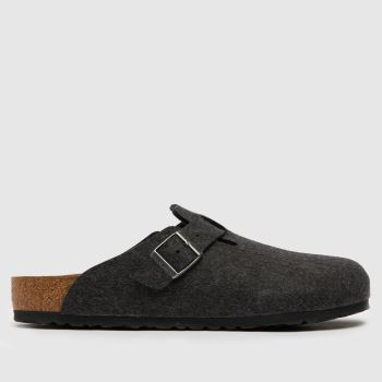 BIRKENSTOCK grey boston felt sandals BIRKENSTOCK grey boston felt sandals