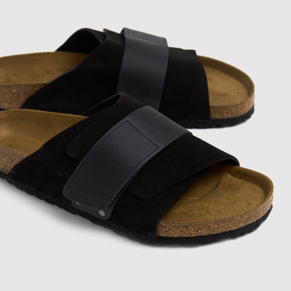 birkenstock kyoto black leather