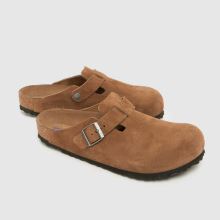 Herren BIRKENSTOCK Braun Boston Soft Footbed Clog Sandalen BIRKENSTOCK Boston Soft Footbed Clog,3 von 4