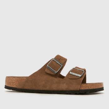 BIRKENSTOCK Tan Arizona Mens Sandals