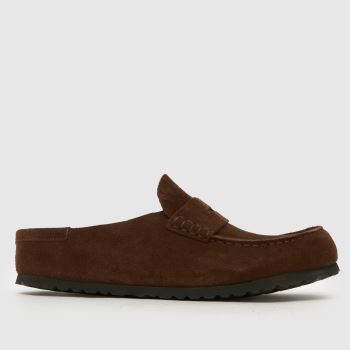BIRKENSTOCK Brown Naples Mens Sandals