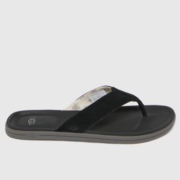 UGG black brookside flip sandals UGG black brookside flip sandals