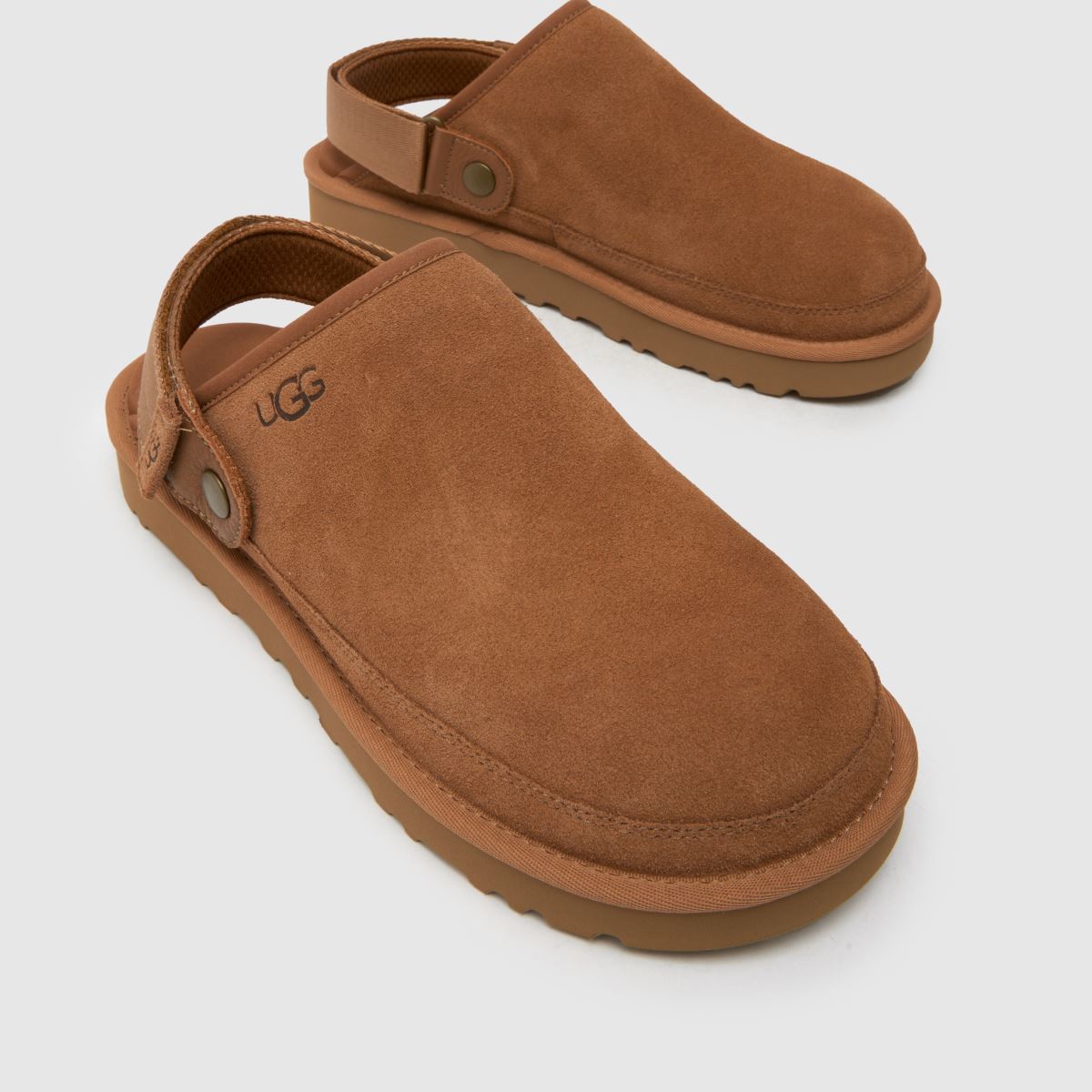Mens Chestnut UGG Goldencoast II Clog Sandals | schuh