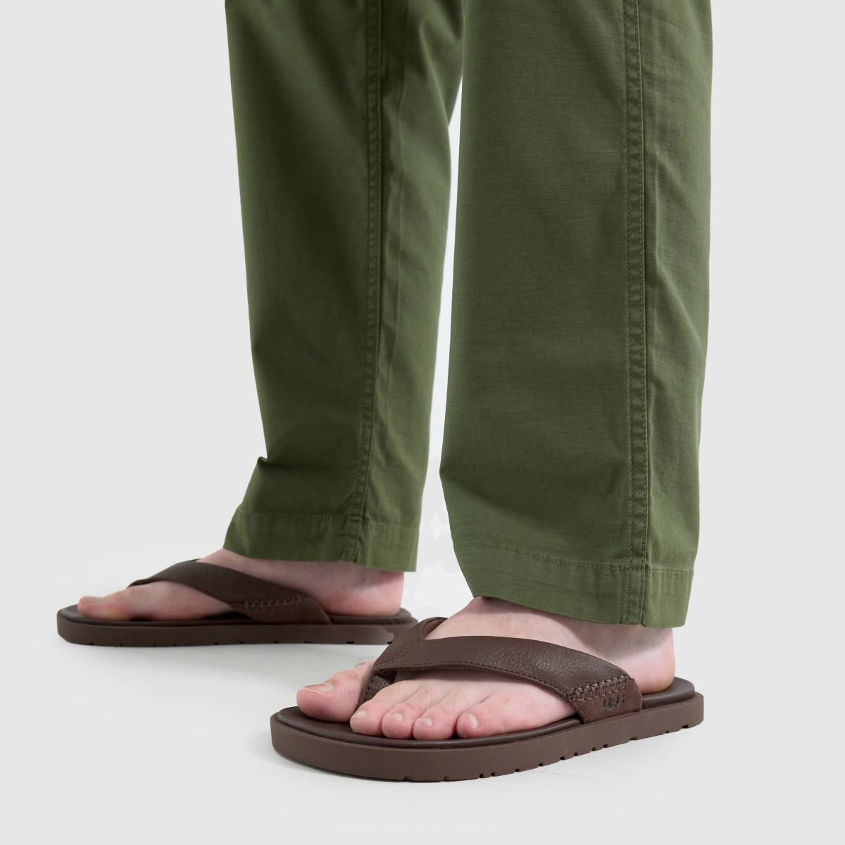 Mens Brown UGG Seaside II Flip Sandals schuh