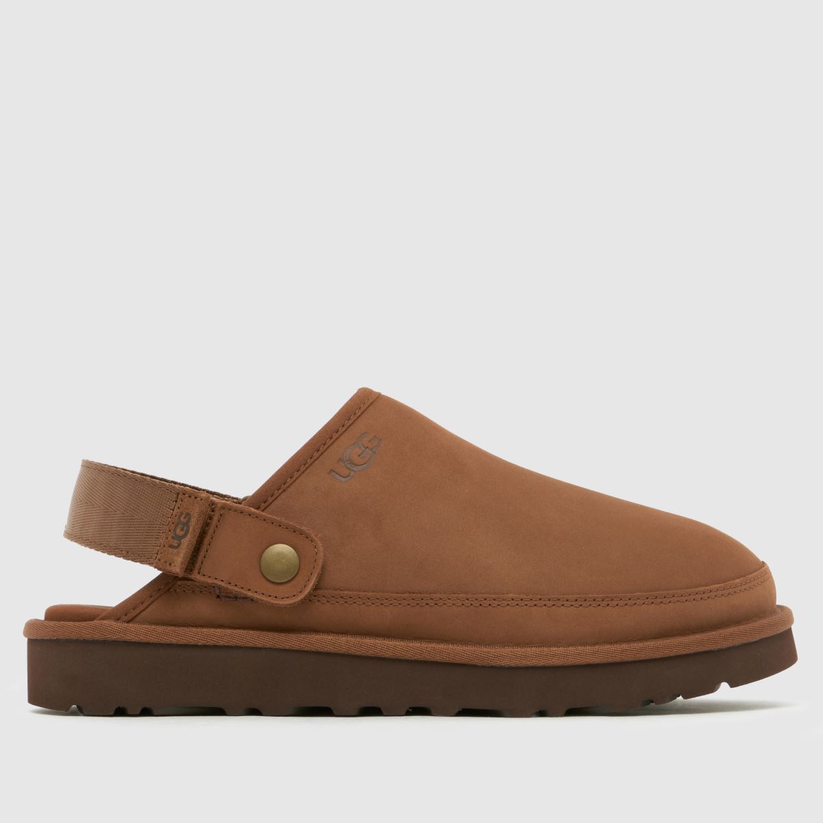 UGG Goldencoast Clog Sandals in Dark Chestnut