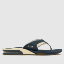 Reef Fanning in Navy & White Reef Fanning,2 of 4