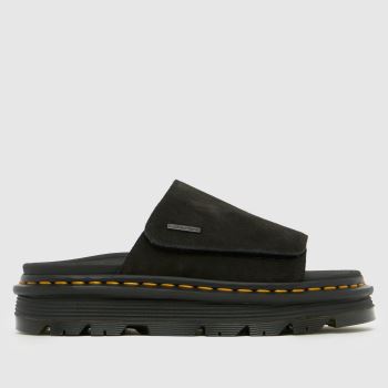 Dr Martens Black Zebzag Slide Mens Sandals