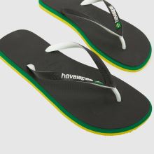 Havaianas Brasil Twist Flip in Black Havaianas Brasil Twist Flip,3 of 4