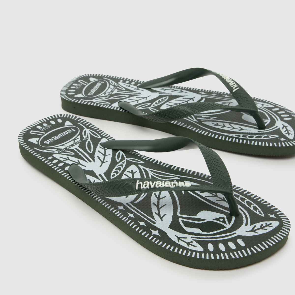 Havaianas Ginga Flip in White & Green Havaianas Ginga Flip 4