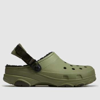 Crocs Green All Terrain Lined Clog Mens Sandals