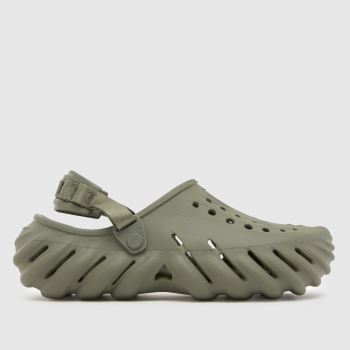 Crocs Khaki Echo Clog Mens Sandals