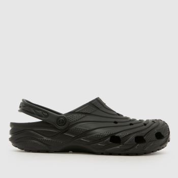 Crocs Black Classic Erosion Clog Mens Sandals