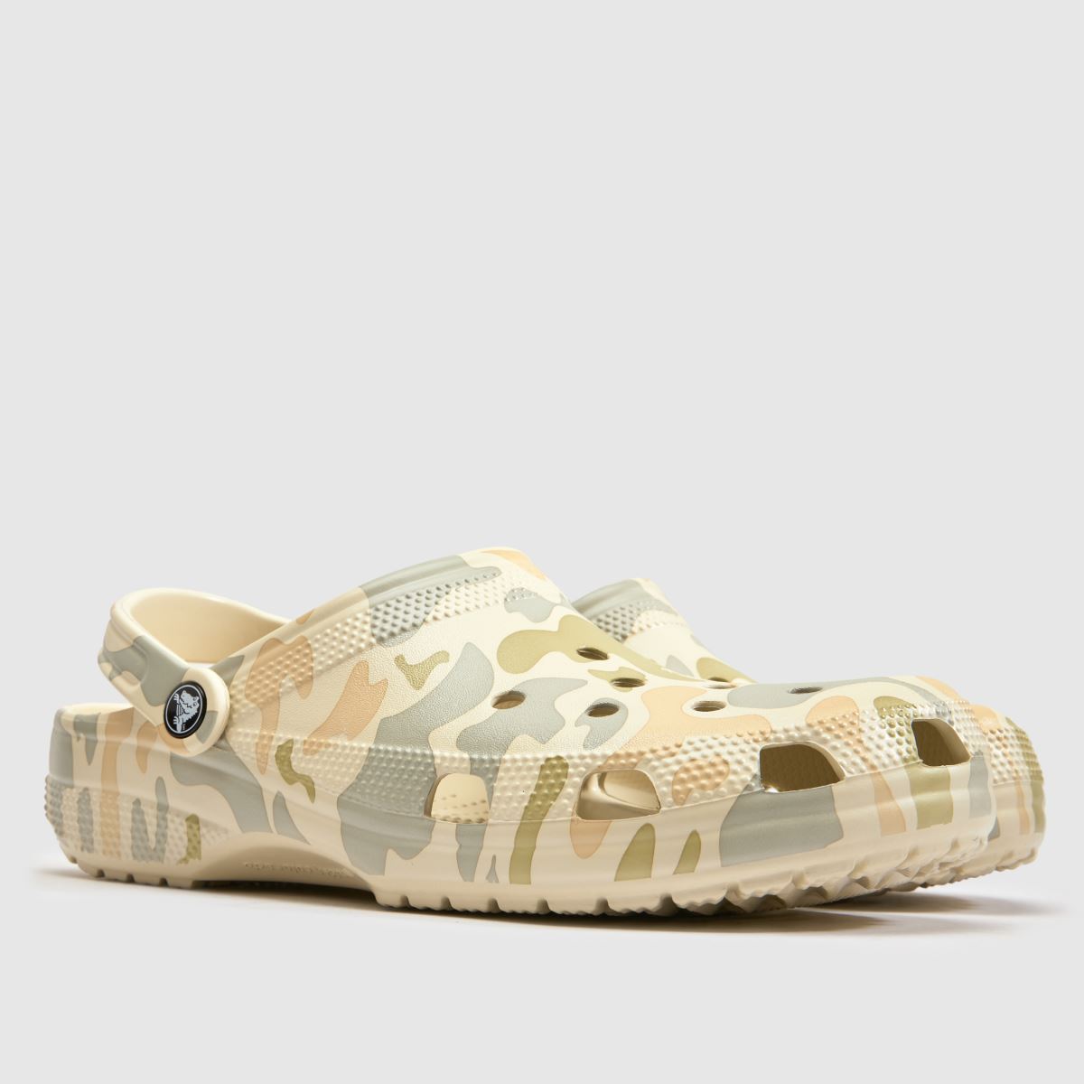 Crocs Classic Camo Clog in Beige Multi Crocs Classic Camo Clog 1