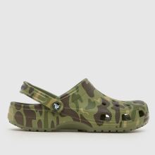 Crocs Classic Duck Camo Clog in Green Multi Crocs Classic Duck Camo Clog,1 of 4