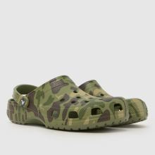 Crocs Classic Duck Camo Clog in Green Multi Crocs Classic Duck Camo Clog,2 of 4