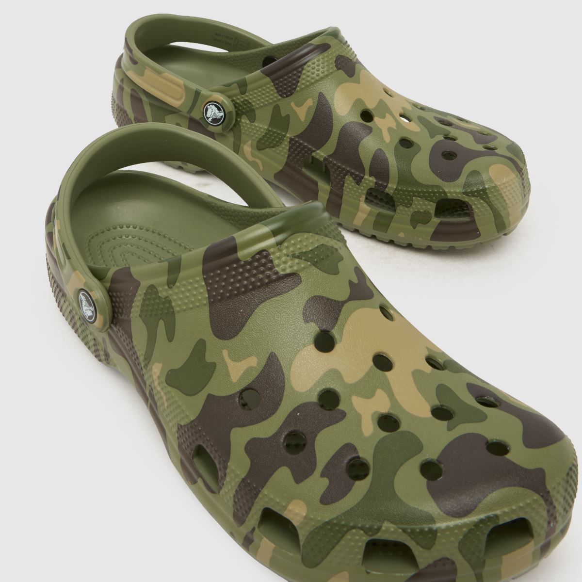 Crocs Classic Duck Camo Clog in Green Multi Crocs Classic Duck Camo Clog 4