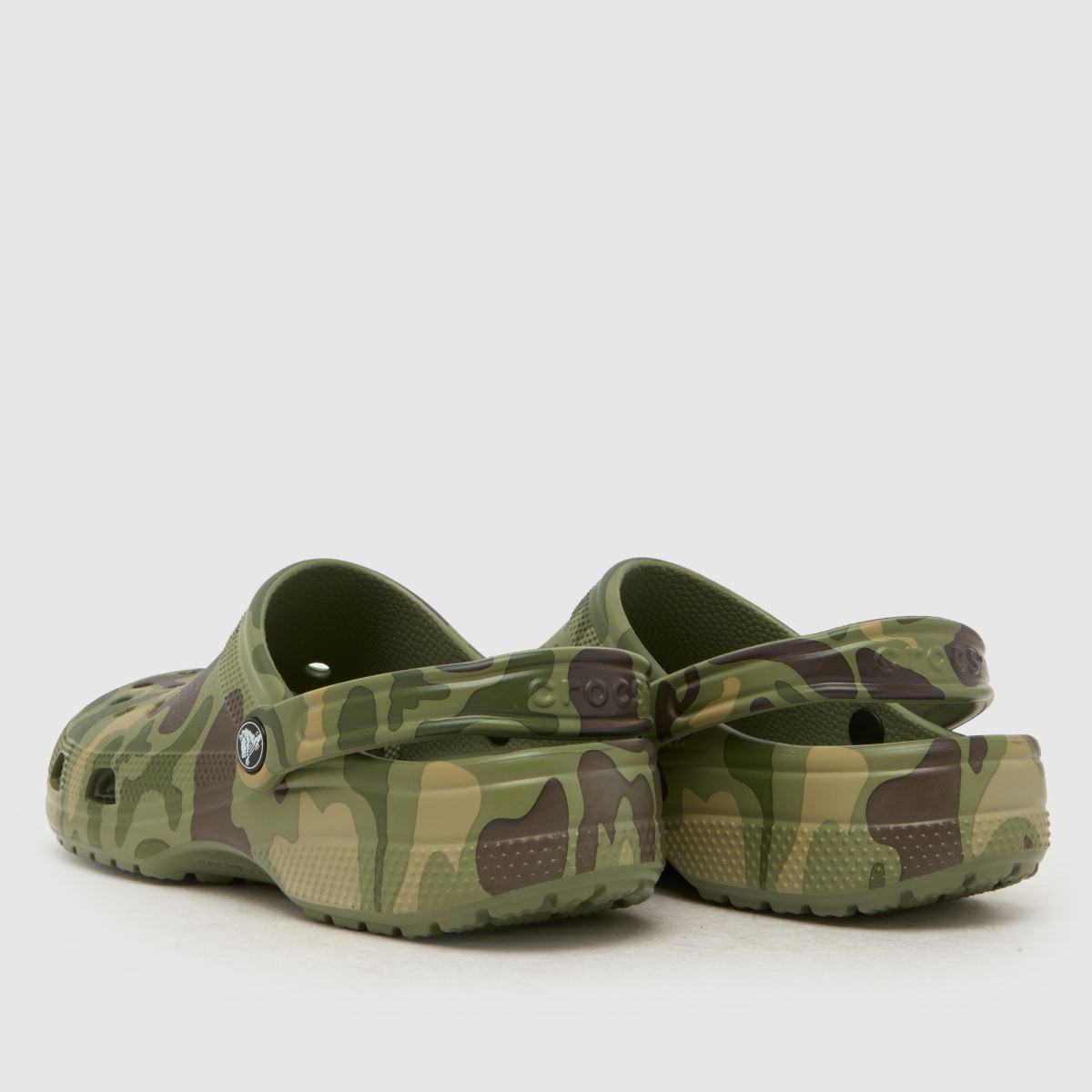 Crocs Classic Duck Camo Clog in Green Multi Crocs Classic Duck Camo Clog 7