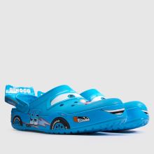 Crocs Cars Dinaco Crocband Clog in Blue Multi Crocs Cars Dinaco Crocband Clog,2 of 4