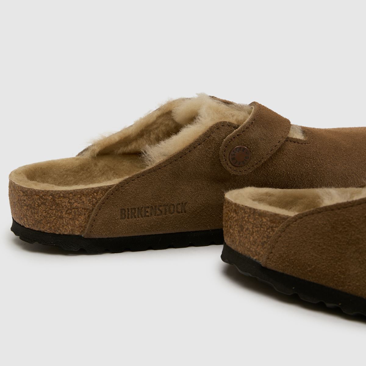 BIRKENSTOCK Boston Shearling Clog in Tan BIRKENSTOCK Boston Shearling Clog 4