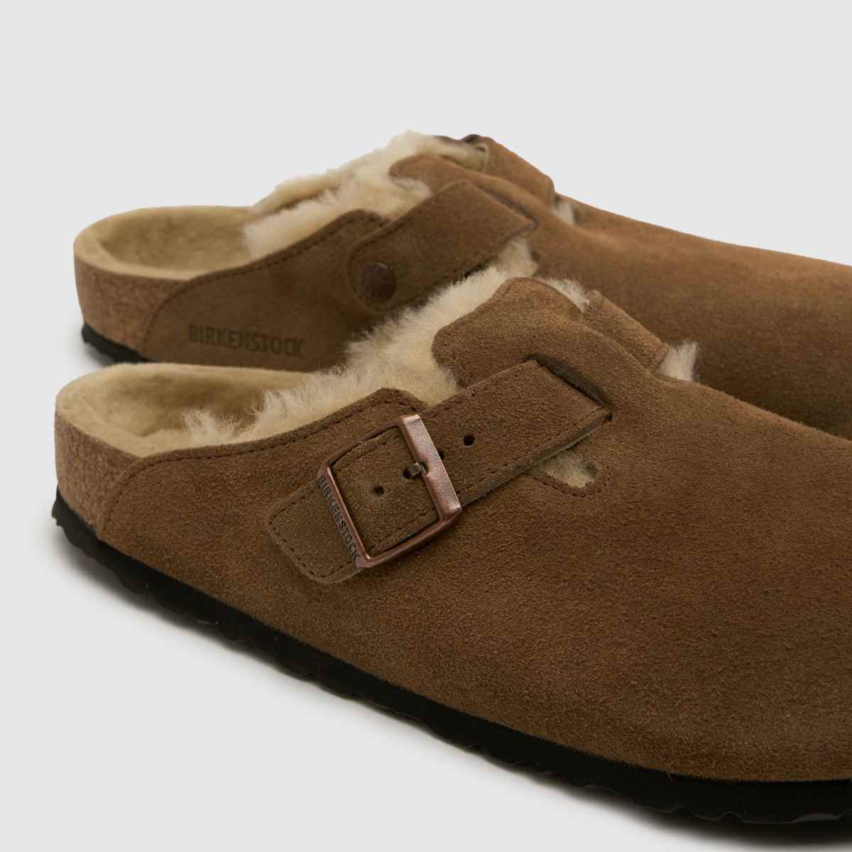 BIRKENSTOCK Boston Shearling Clog in Tan BIRKENSTOCK Boston Shearling Clog 7
