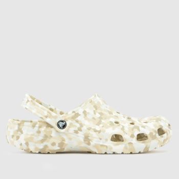 Crocs White Multi Classic Confetti Clog Mens Sandals