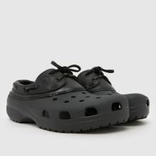 Crocs Classic Boat Clog in Black Crocs Classic Boat Clog,2 of 4