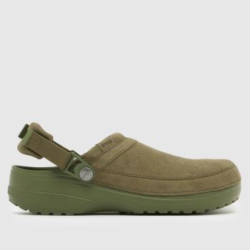 Crocs Khaki Classic Crafted Clog Mens Sandals