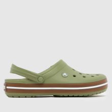 Crocs Crocband Gum Clog in Khaki Crocs Crocband Gum Clog,1 of 4