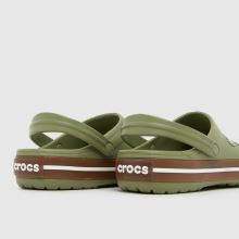 Crocs Crocband Gum Clog in Khaki Crocs Crocband Gum Clog,4 of 4