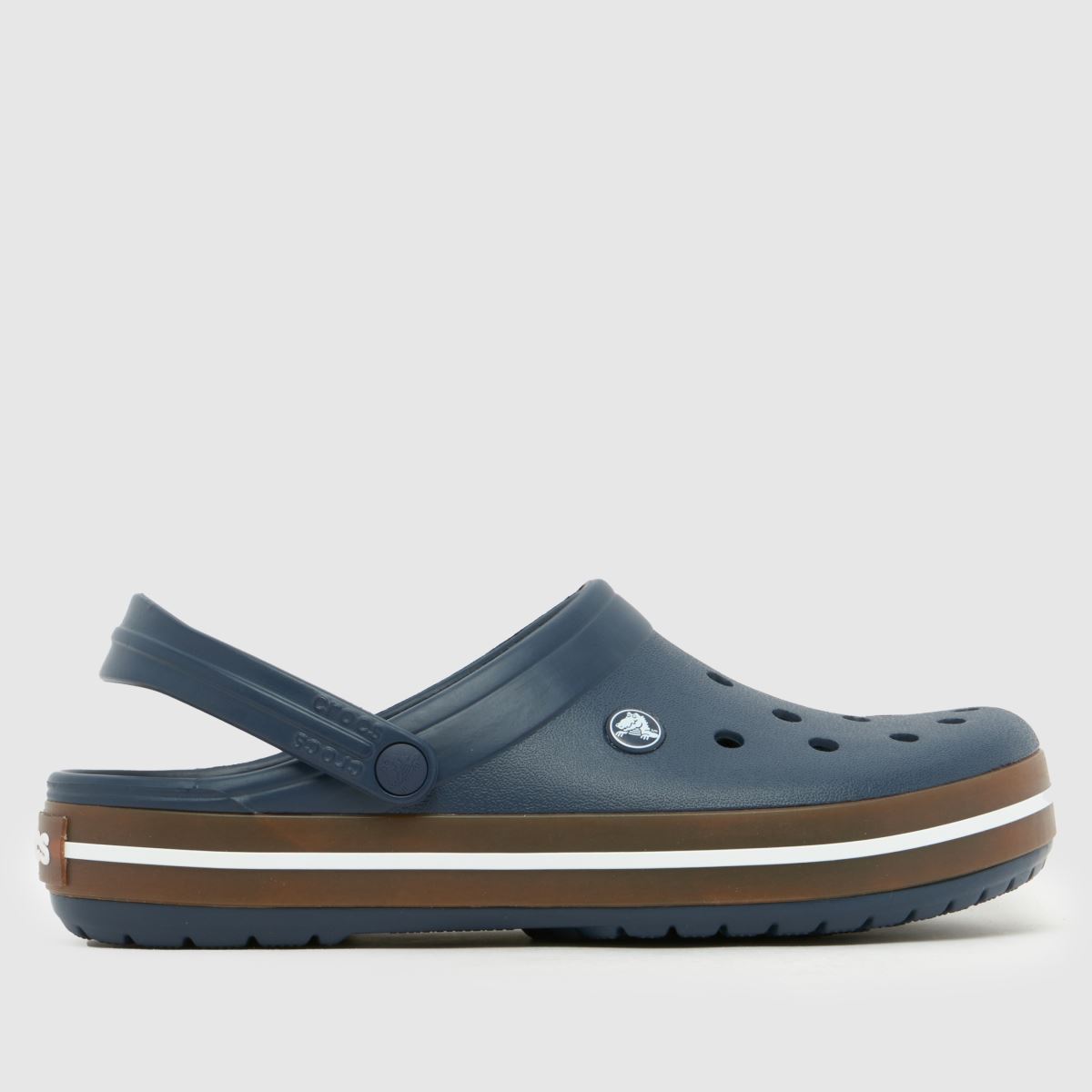 Crocs Crocband Gum Clog Sandals in Navy