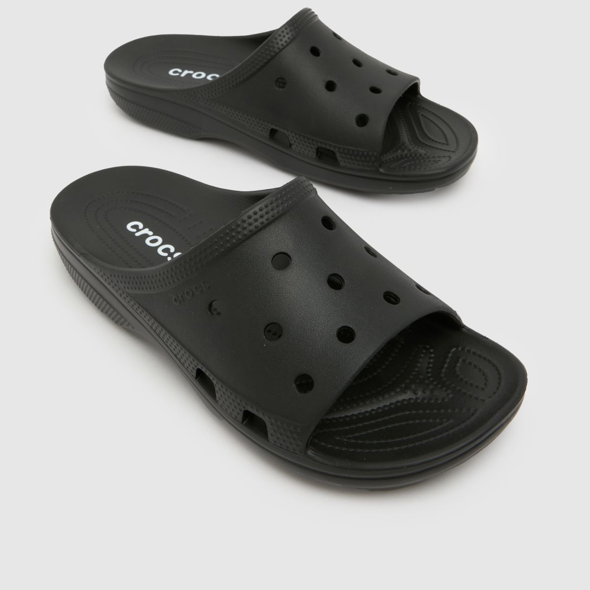 Crocs Saturday Slide in Black Crocs Saturday Slide 4